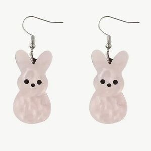 2/$25 Pearly Bunny 🐰 Earrings Easter NEW NWT